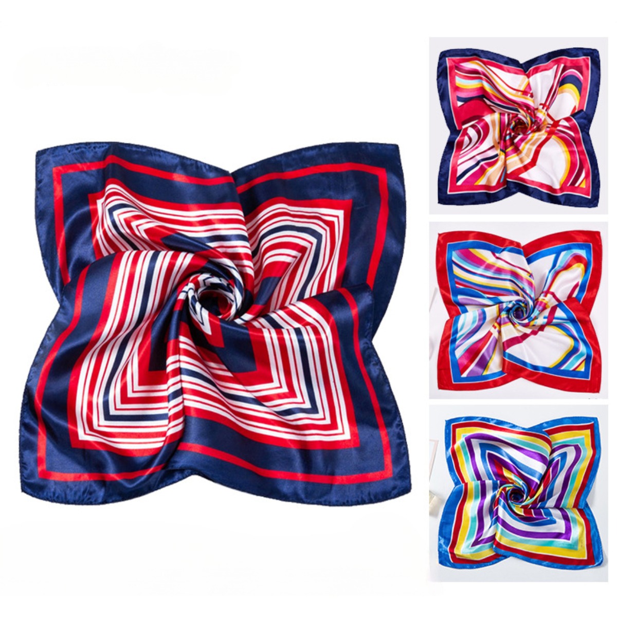 Scarf Silk Neck - 50*50cm Square Silk Scarves Scarf Women's