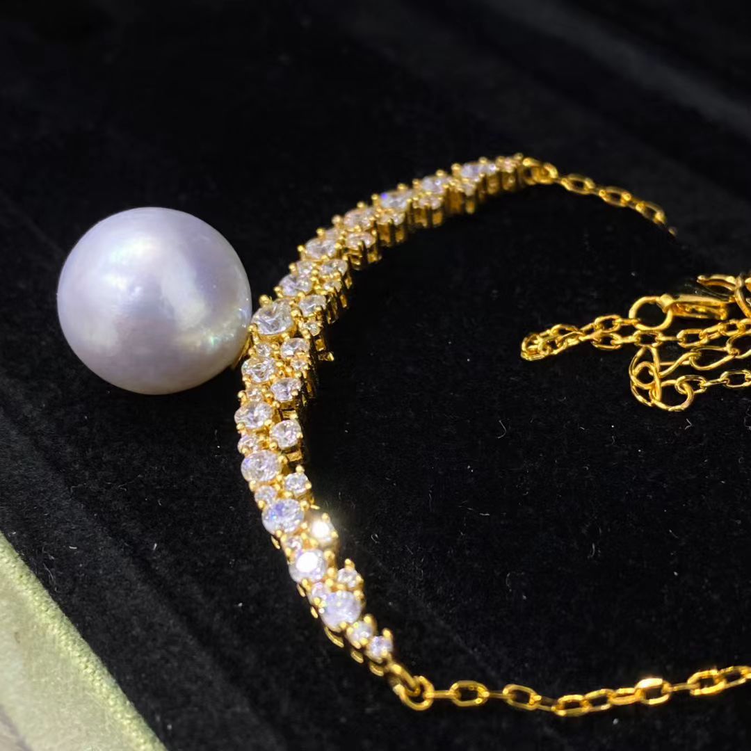 S925 Sterling Silver Necklace  - Pearl Necklace Set review and price