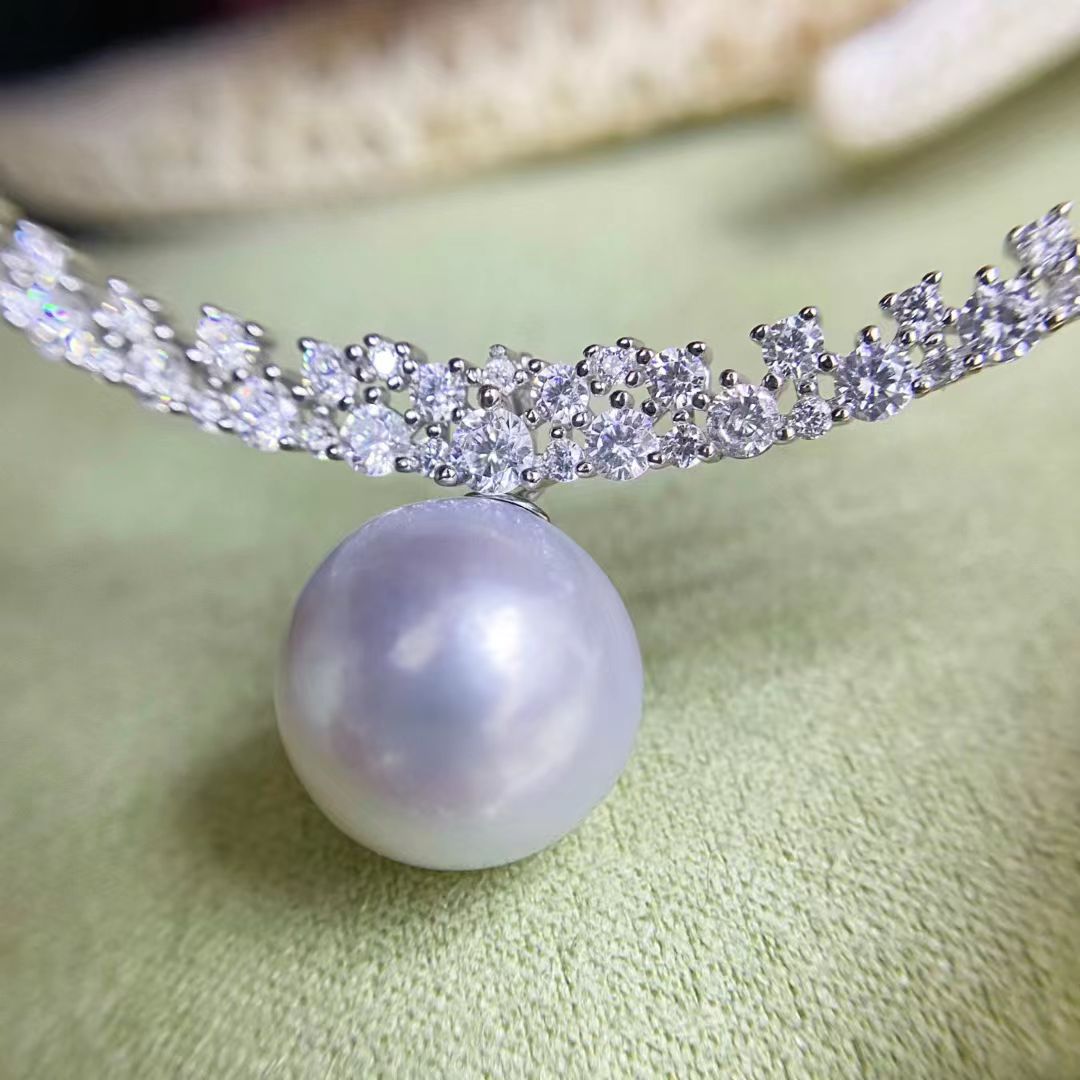 S925 Sterling Silver Necklace  - Pearl Necklace Set review and price
