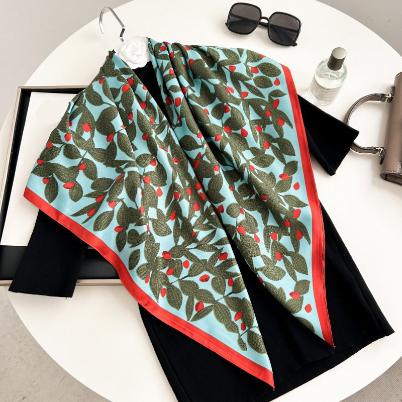 90cm Square Scarf High Quality - Scarf Silk Neck review and price