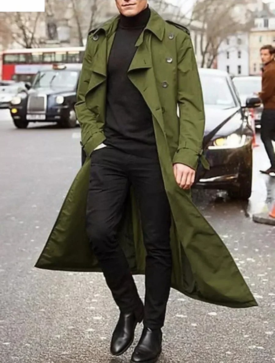Men's Long Trench Coats Jacket - Trench Coat Formal review and price