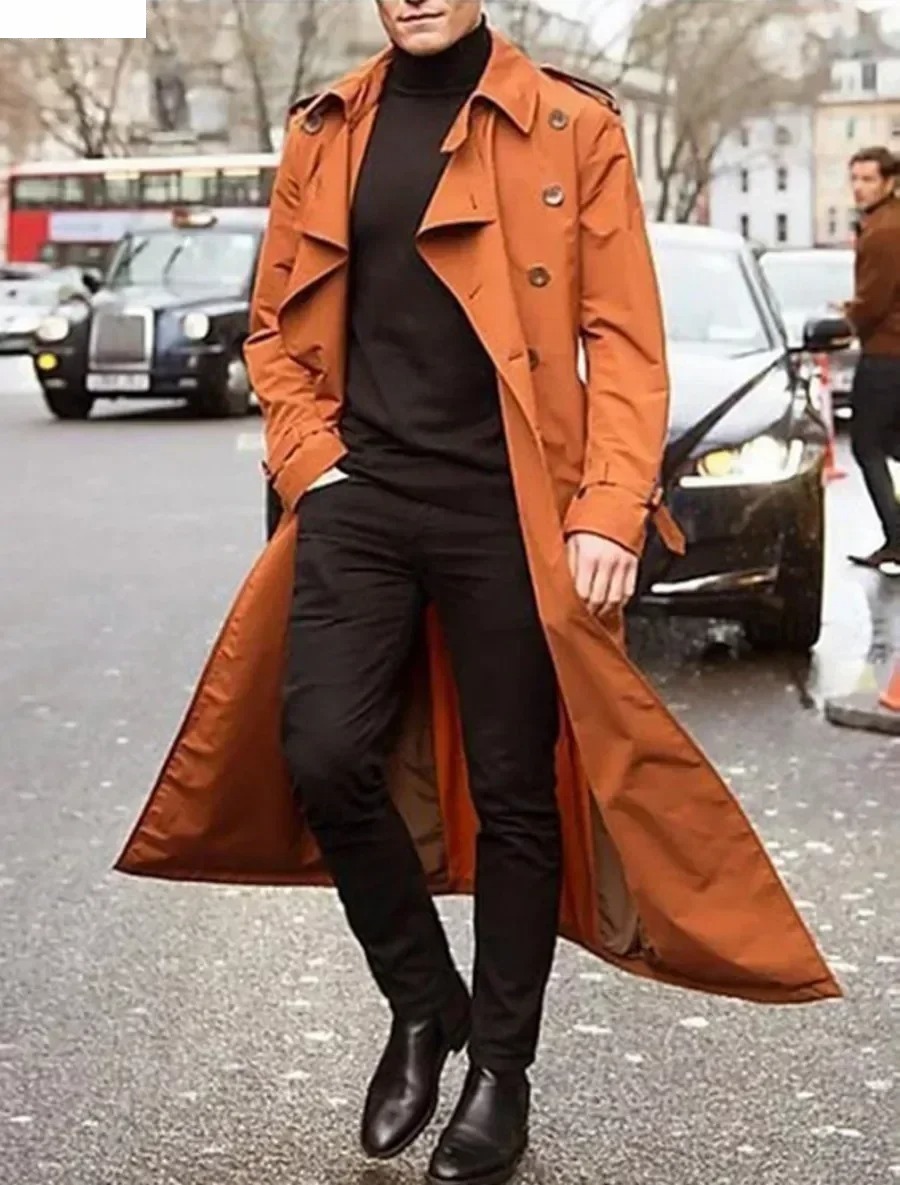 Men's Long Trench Coats Jacket - Trench Coat Formal review and price
