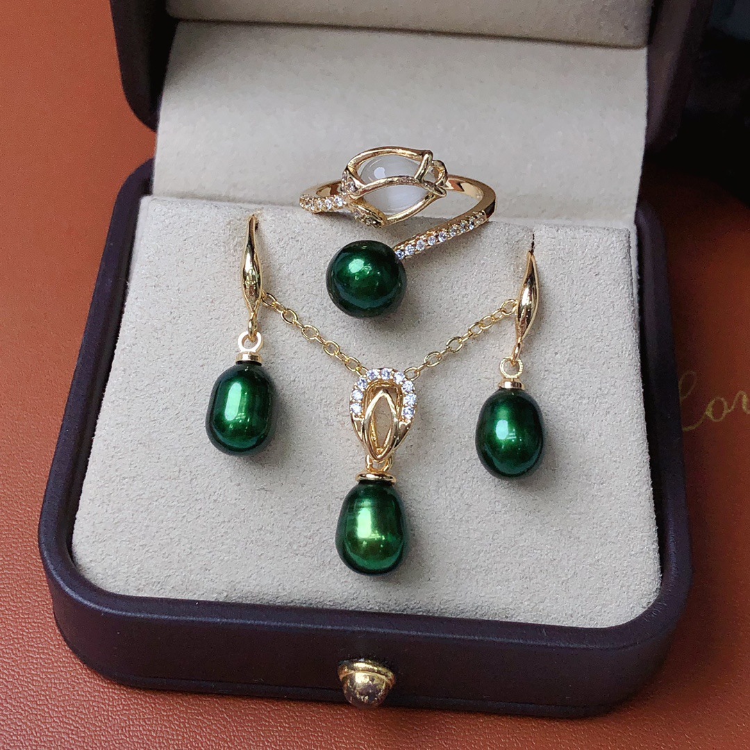 one set freshwater Pearl white - Pearl Necklace Set review and price