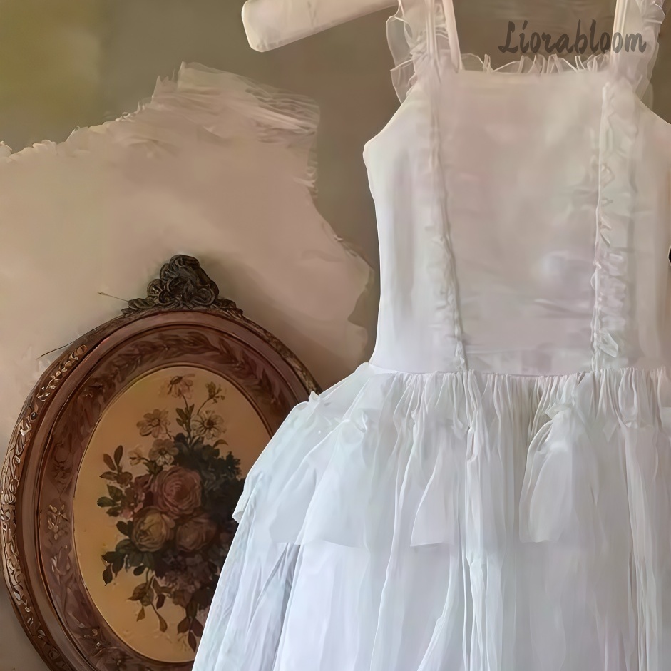 White Spaghetti Strap Tulle Fl - Formal Attire Woman review and price