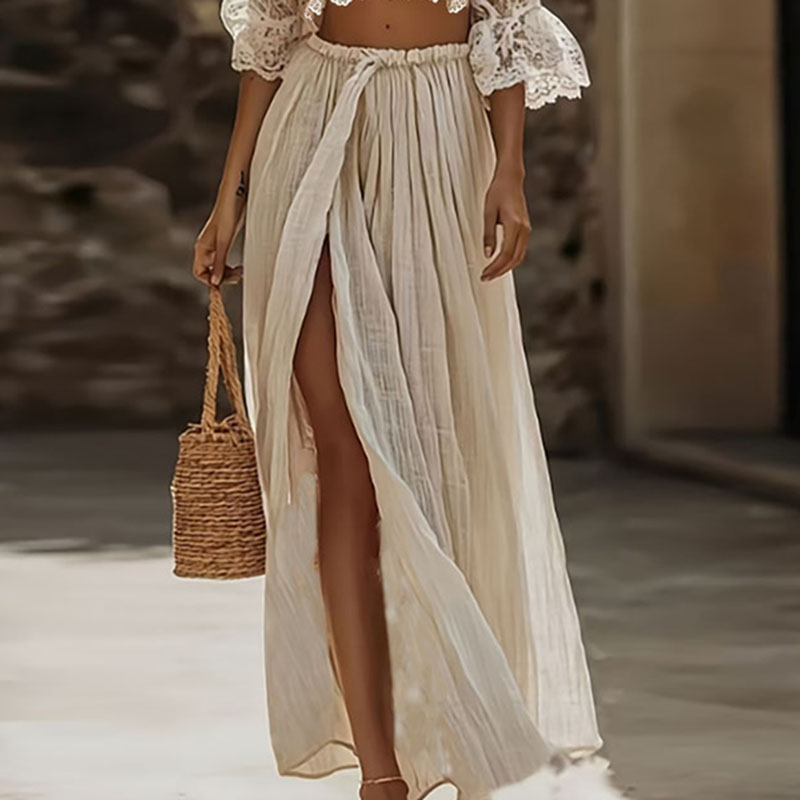 Womens Bohemian Lace Two Piece - Formal Attire Woman review and price