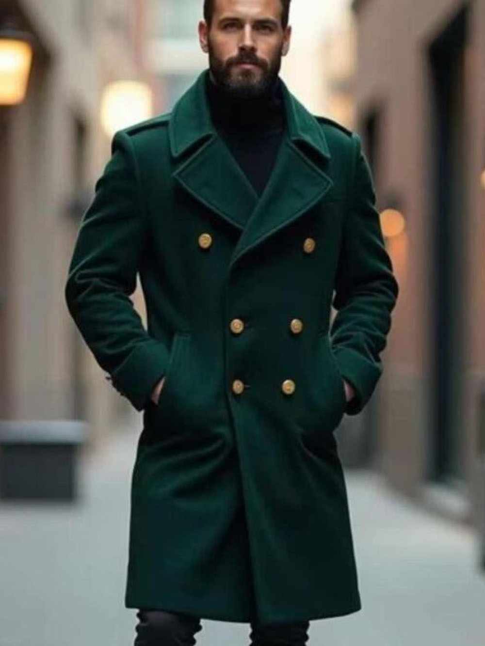 Classic Tweed Woolen Blend Tre - Trench Coat Formal review and price