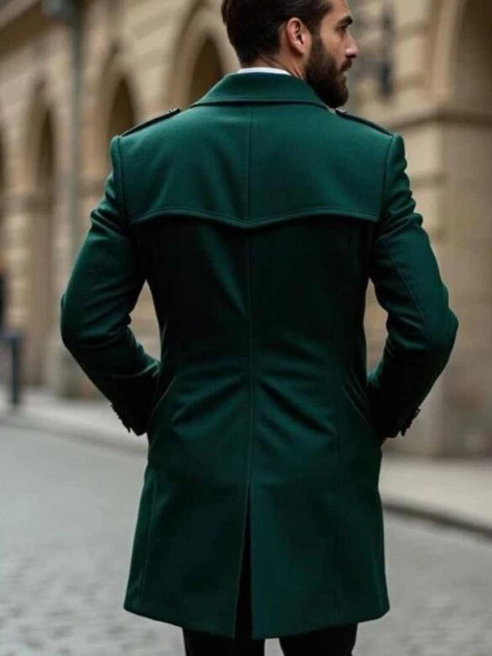 Classic Tweed Woolen Blend Tre - Trench Coat Formal review and price