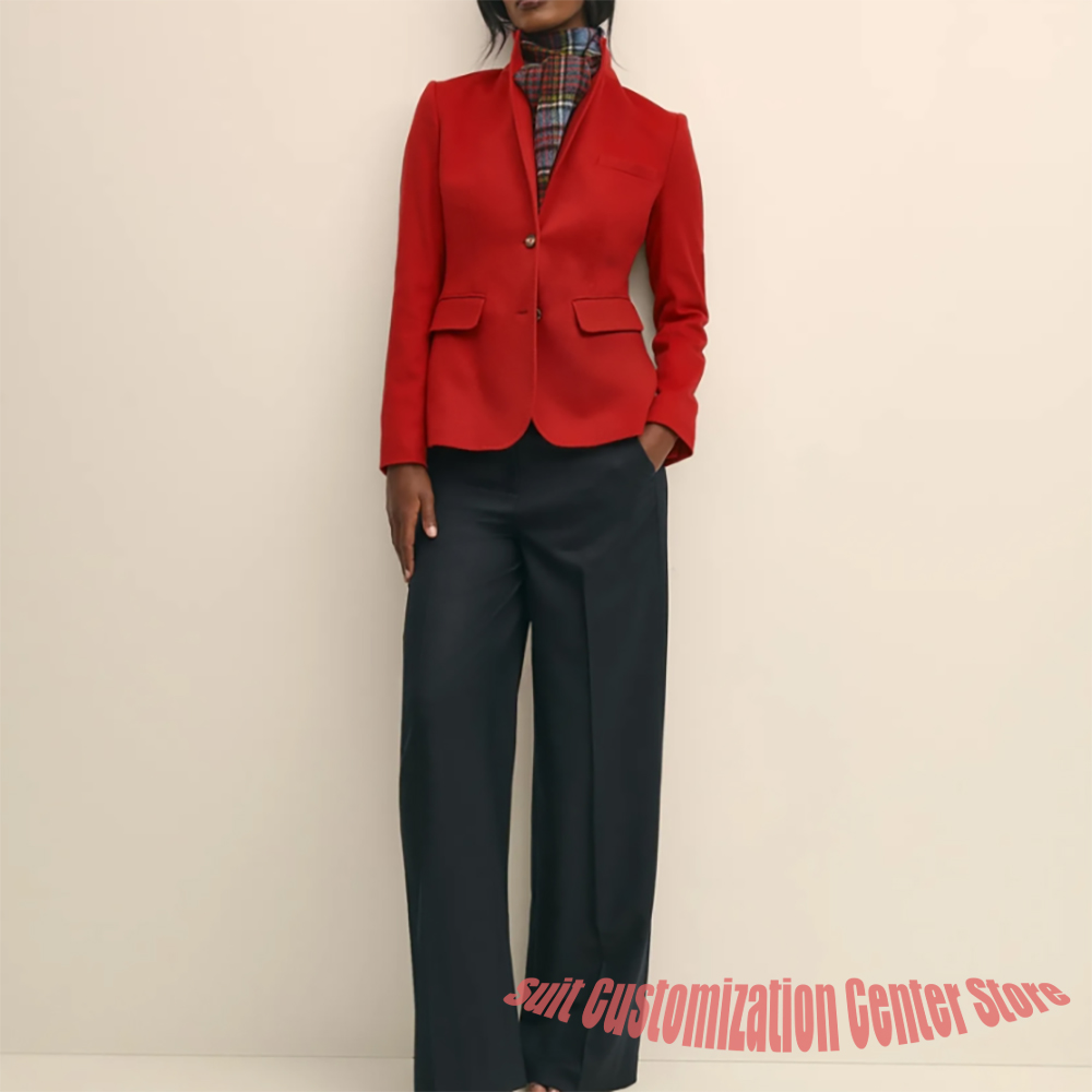 Women's Navy Woolen Clothes Si - Women'S Formal Wear Jackets review and price
