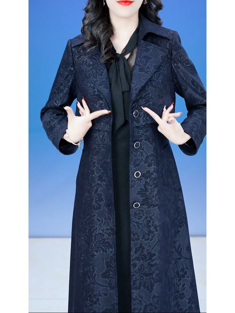 High Quality Jacquard Women's  - Trench Coat Formal review and price