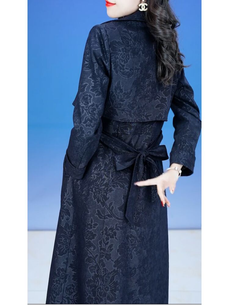 High Quality Jacquard Women's  - Trench Coat Formal review and price