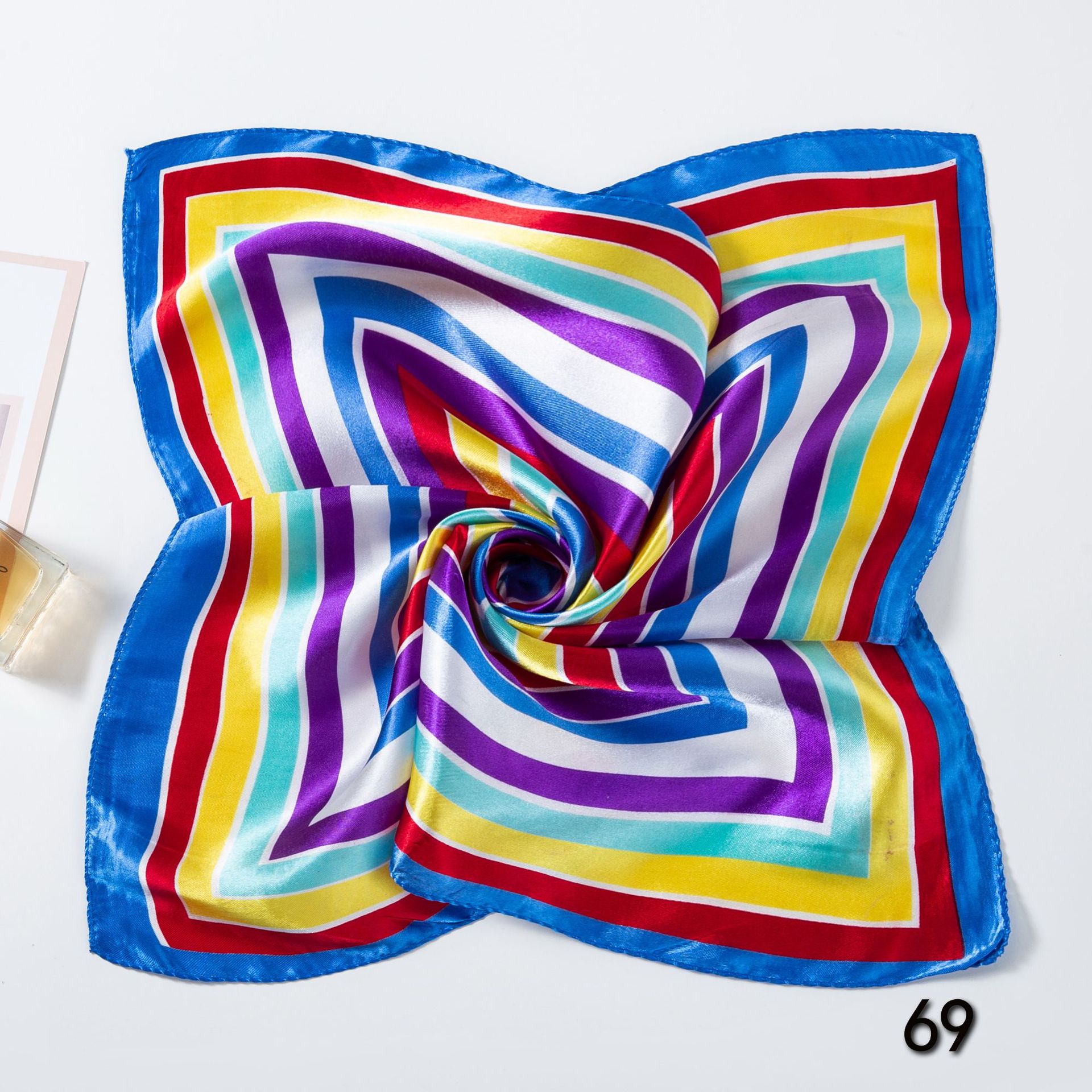 50*50cm Square Silk Scarves Sc - Scarf Silk Neck review and price