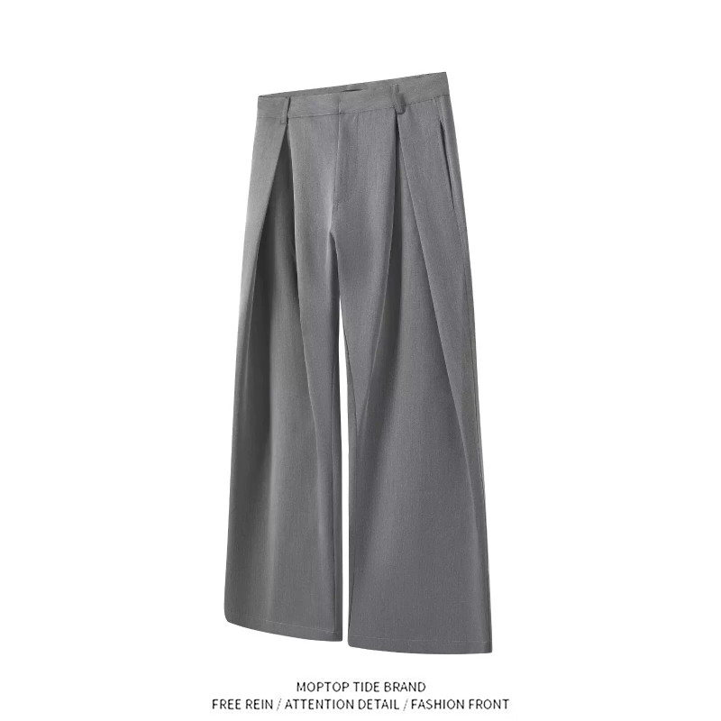Retro Wide Leg Suit Pants Trou - Tailored Trouser Wide review and price