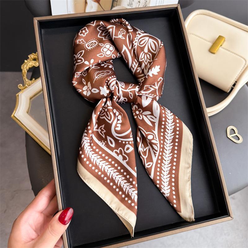 1Pc cashew print fashion silk  - Scarf Silk Neck review and price