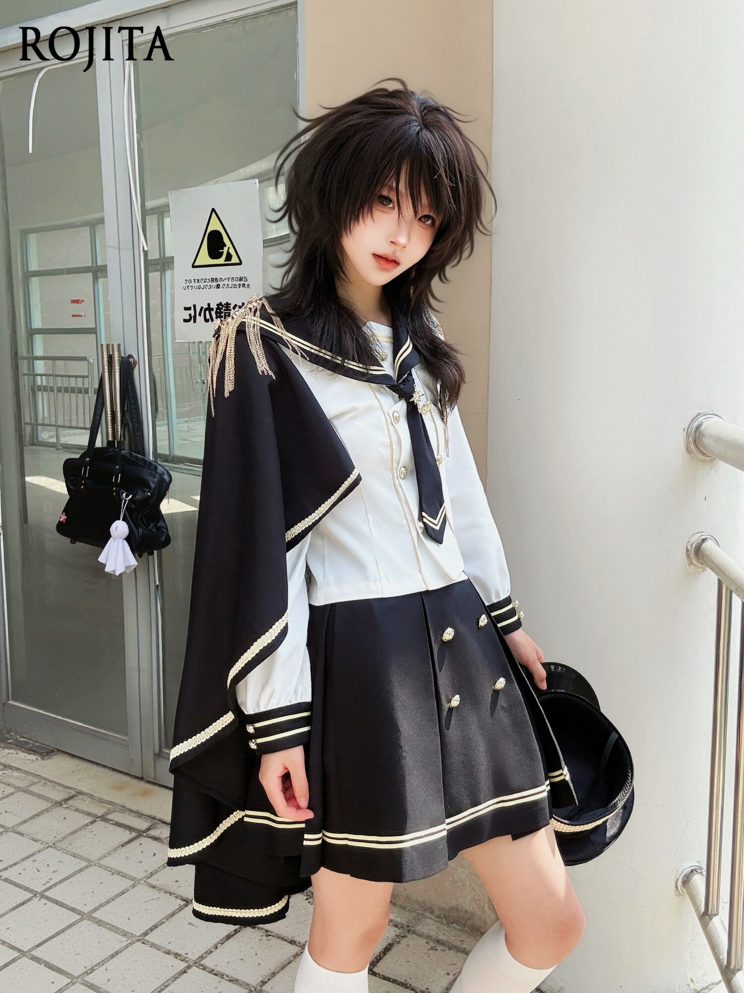 JK Sailor Suit Sweet and Hands - Pencil Skirt Midi review and price