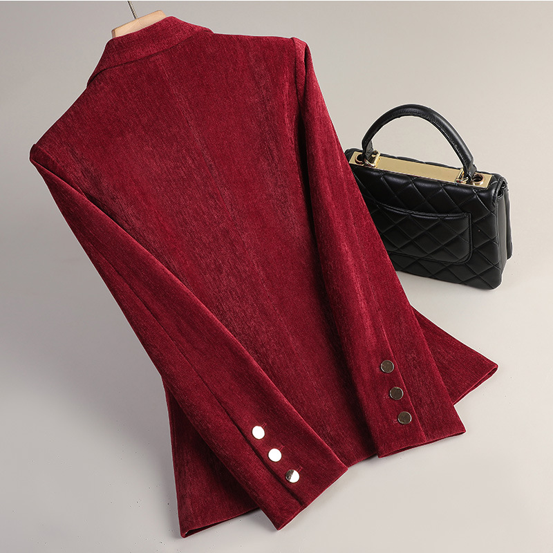 Yellow Gold Velvet Blazer Wome - Women'S Formal Wear Jackets review and price