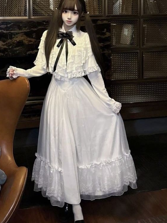Japanese Short Sleeve Bow Lace - Formal Wear Women Us review and price