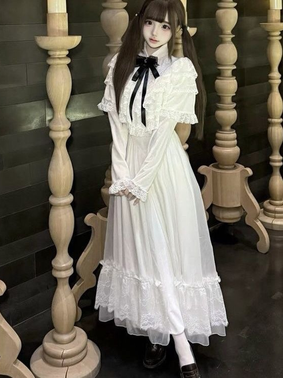 Japanese Short Sleeve Bow Lace - Formal Wear Women Us review and price