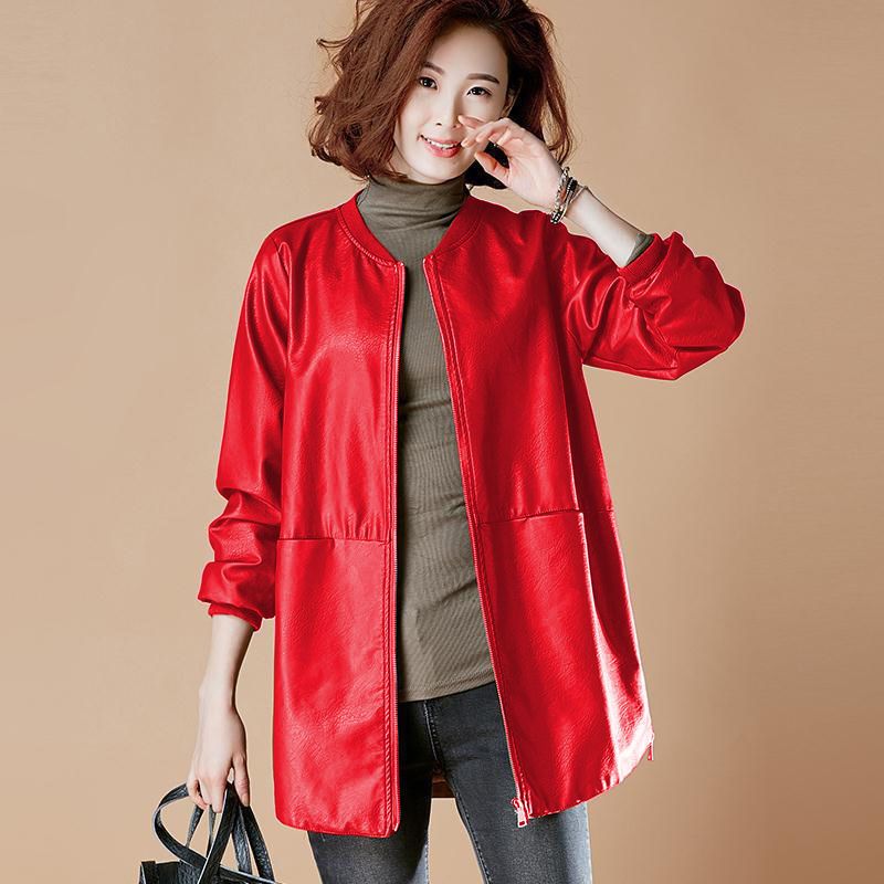 Fashion Plus Size Leather Jack - Trench Coat Formal review and price