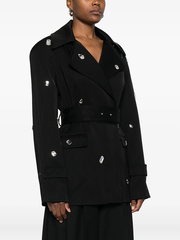 Black Double-Breasted Trench C - Trench Coat Formal review and price