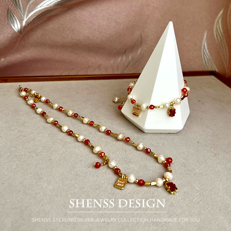 Natural 5-6mm Freshwater Pearl - Pearl Necklace Set review and price