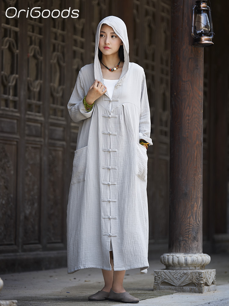 OriGoods Woman Hooded Long Coa - Trench Coat Formal review and price