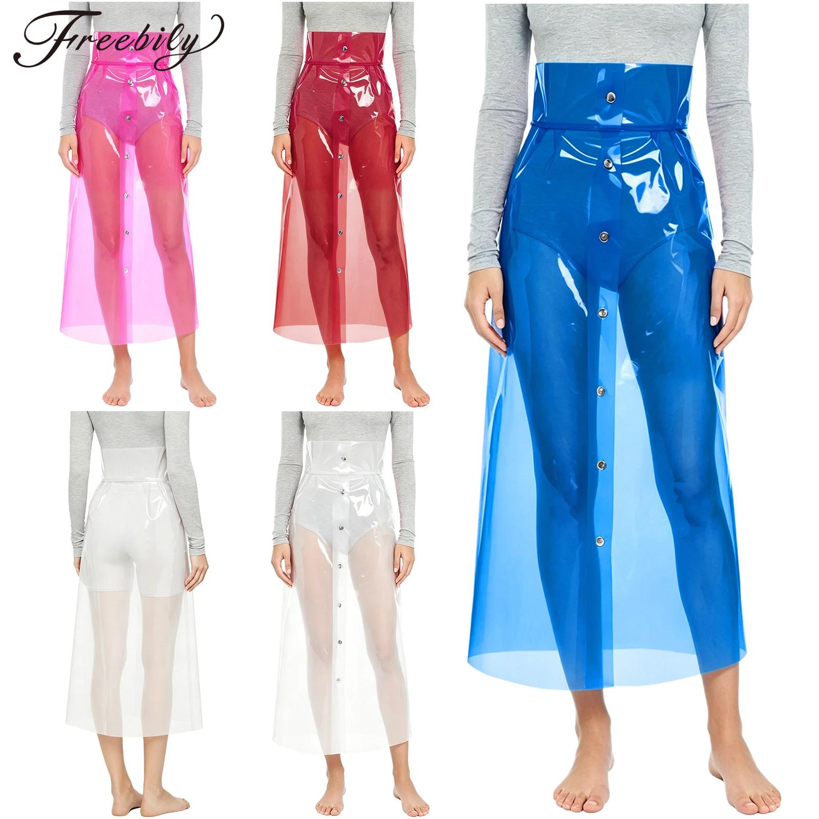 Womens See Through Pvc Skirt H - Pencil Skirt Midi review and price