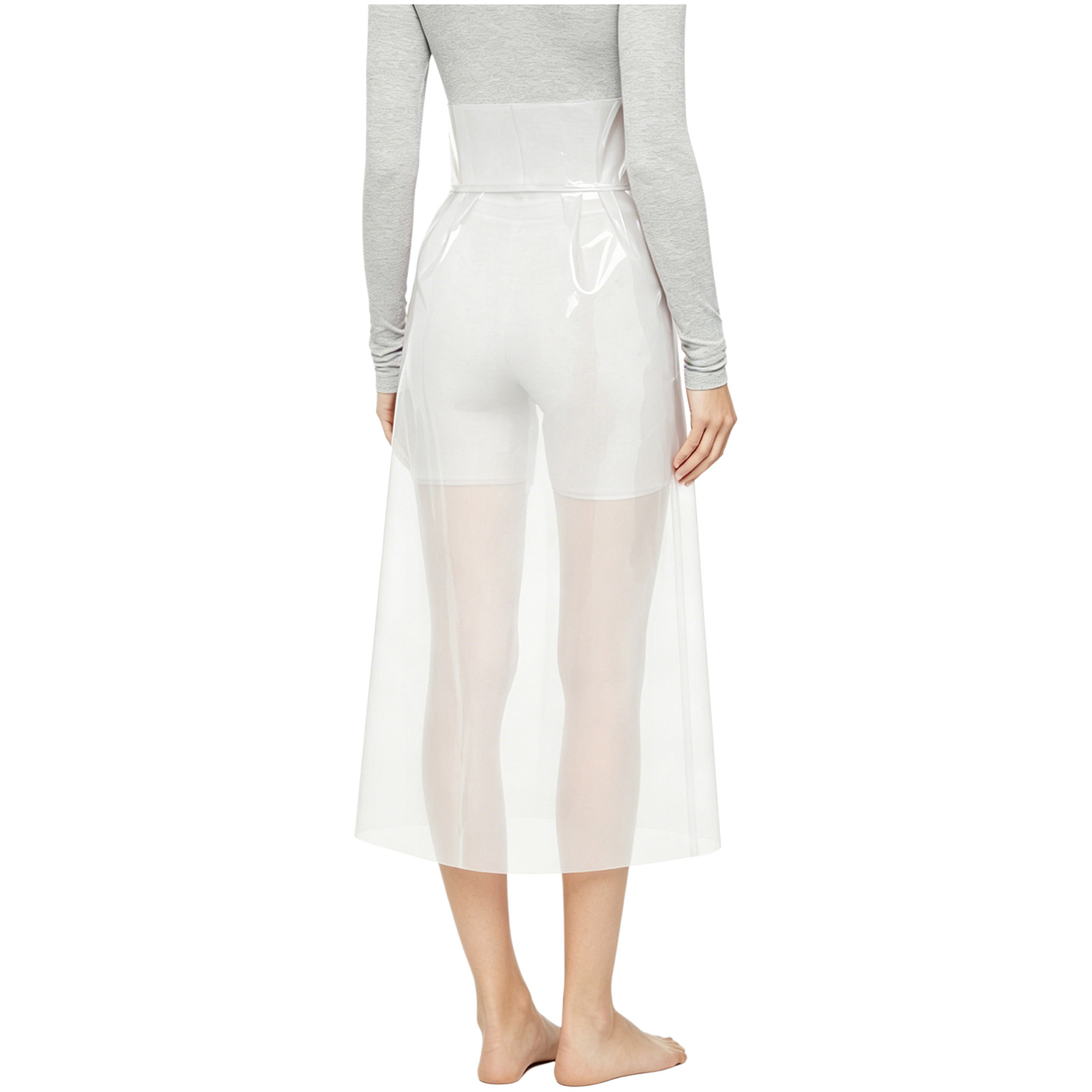 Womens See Through Pvc Skirt H - Pencil Skirt Midi review and price
