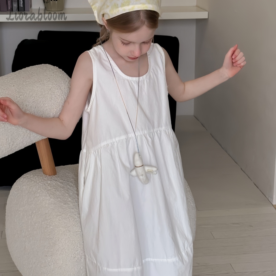 Girls' White Dress Simple Maxi - Women Formal Wear H&M review and price