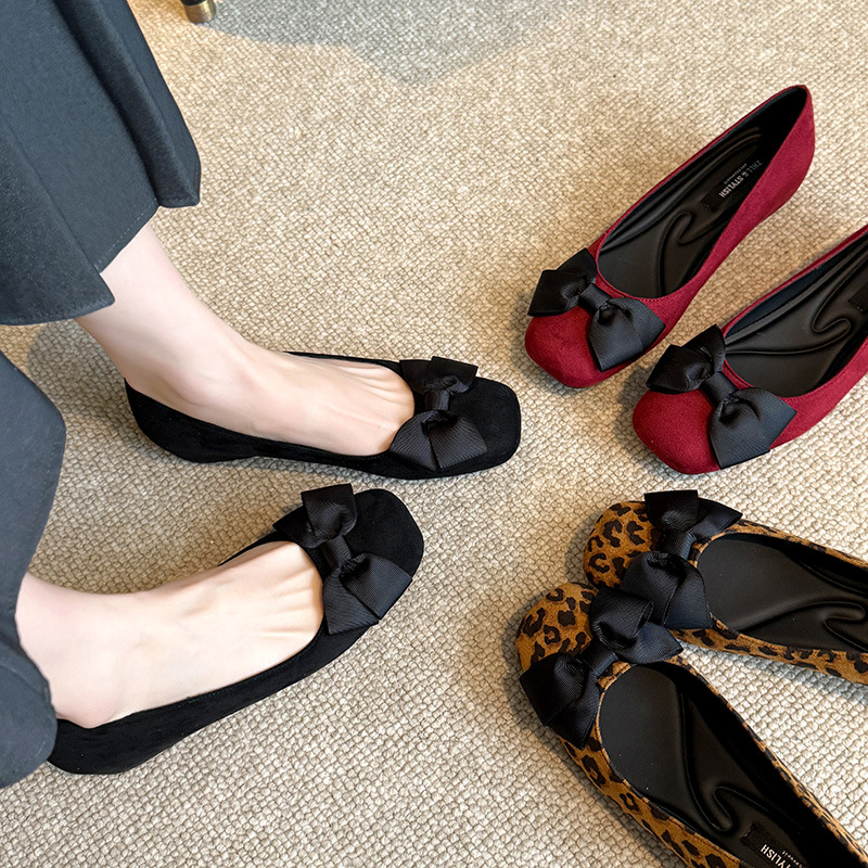 Multi-Color Suede Ballet Flats - Formal Women Daily Wear Shoes review and price