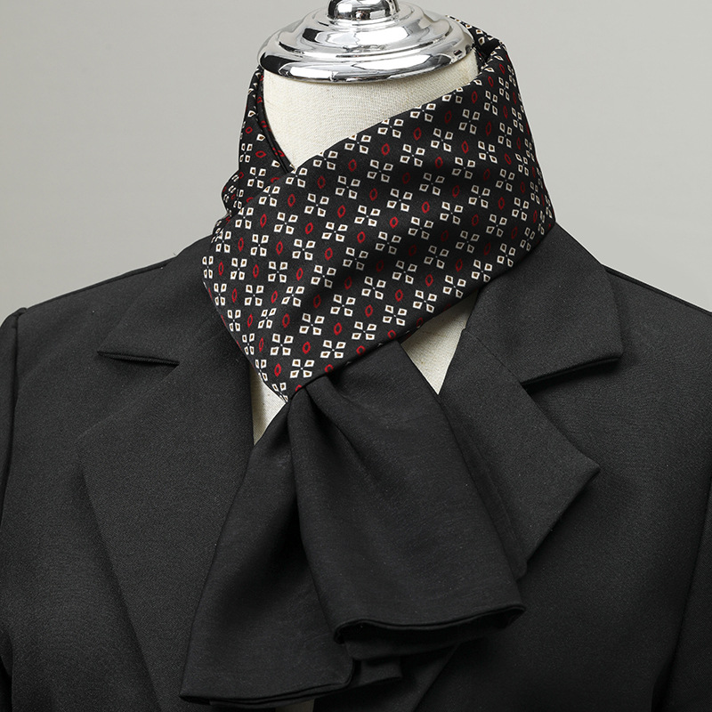 Men's Scarf Imitation Silk Nec - Scarf Silk Neck review and price
