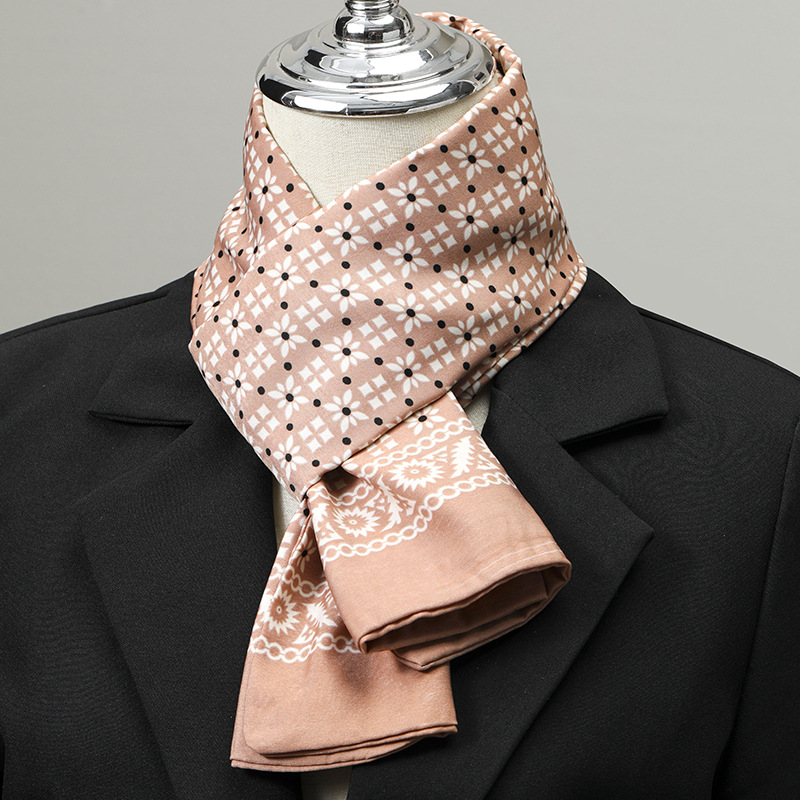 Men's Scarf Imitation Silk Nec - Scarf Silk Neck review and price
