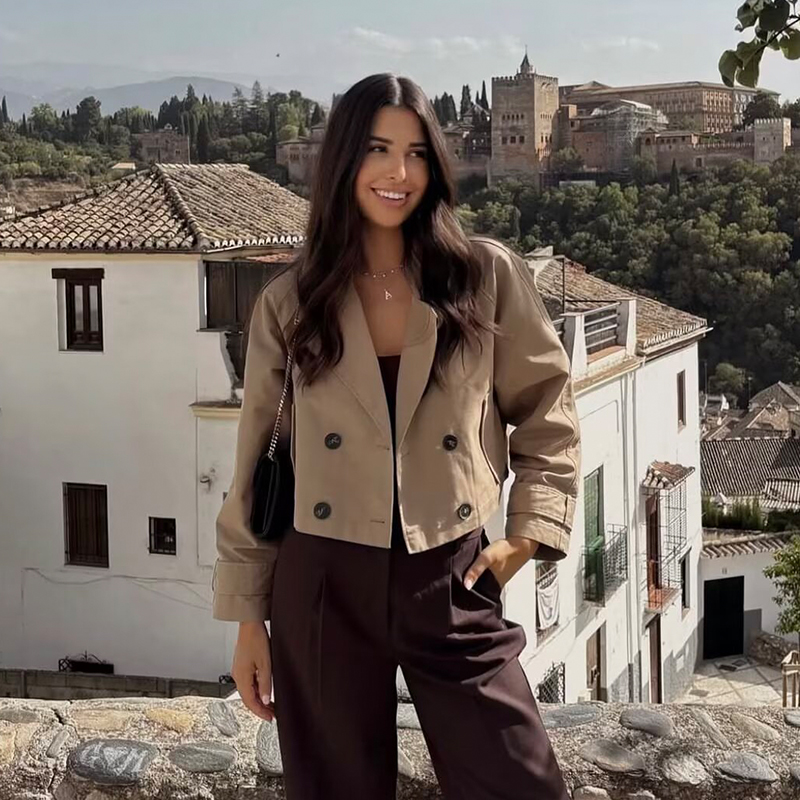 Women's Fashion Double Breaste - Trench Coat Formal review and price