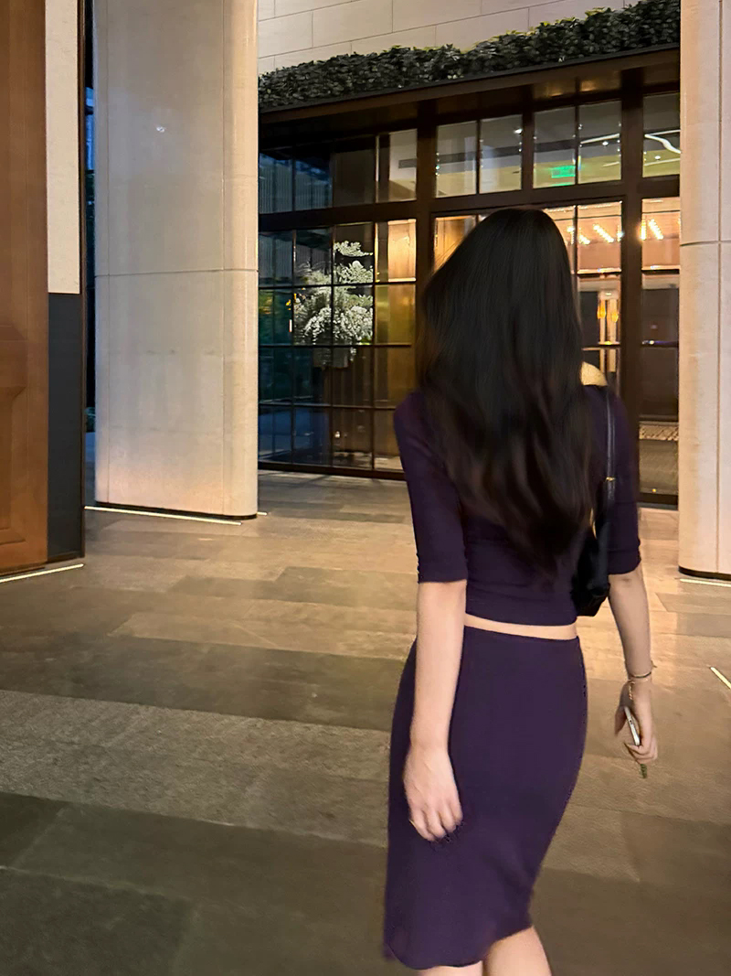 Women French V-Neck Half Sleev - Pencil Skirt Midi review and price