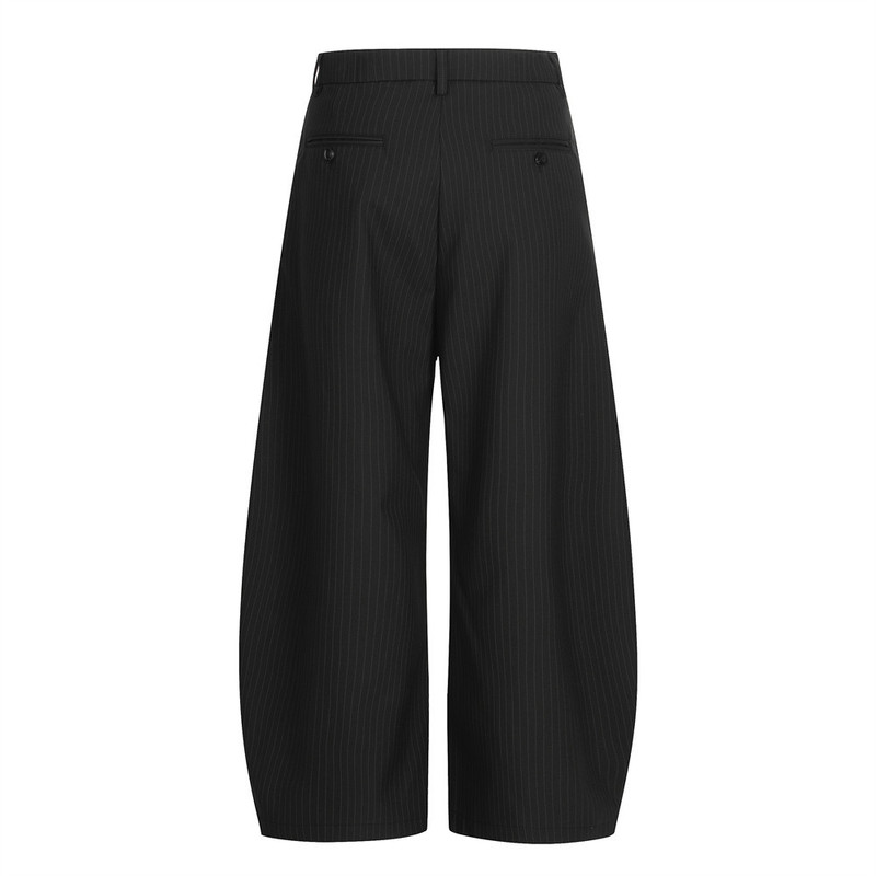 Men's Pinstripe Wide Leg Dress - Tailored Trouser Wide review and price