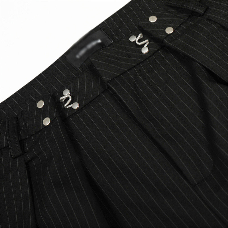 Men's Pinstripe Wide Leg Dress - Tailored Trouser Wide review and price
