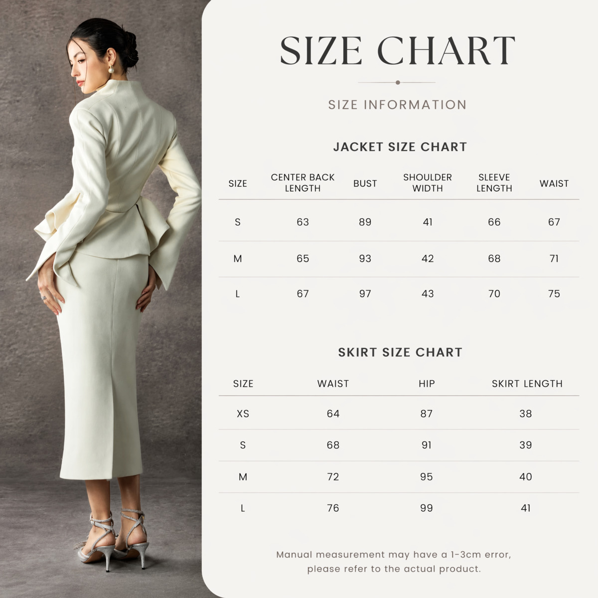 IG26 Women's Stand Collar Pepl - Pencil Skirt Midi review and price