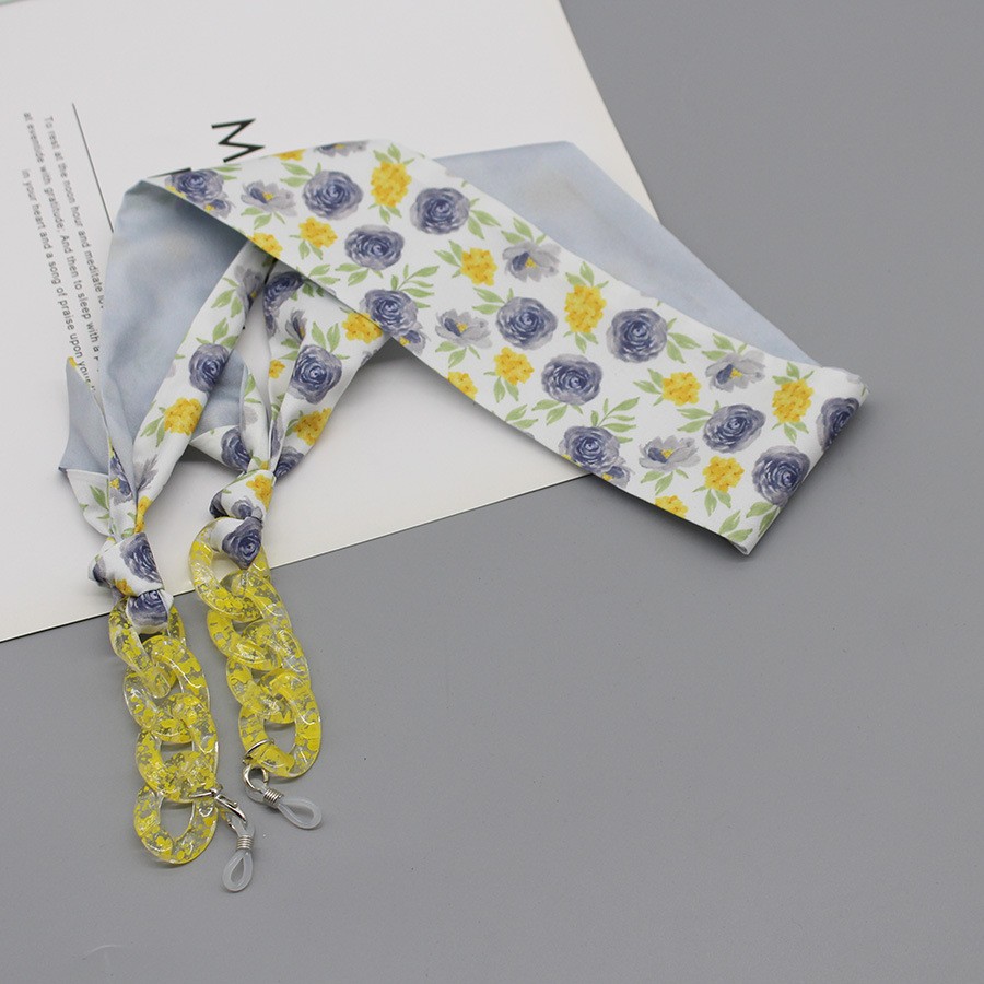 Bohemia Print Silk Scarf Glass - Scarf Silk Neck review and price