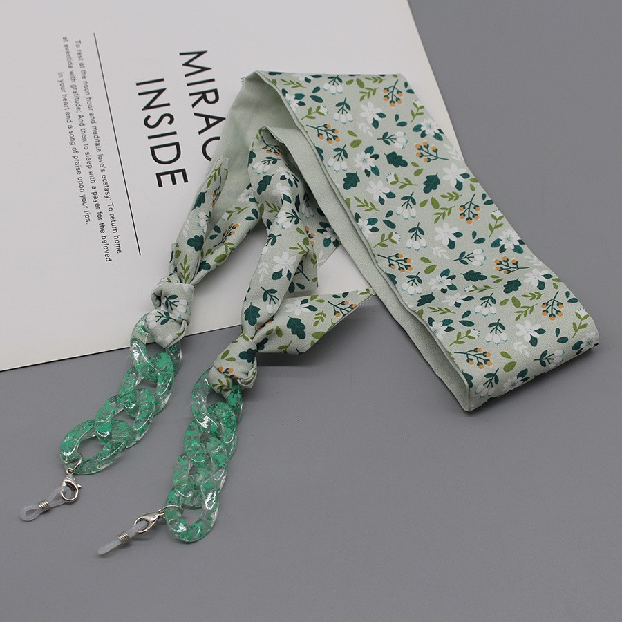 Bohemia Print Silk Scarf Glass - Scarf Silk Neck review and price