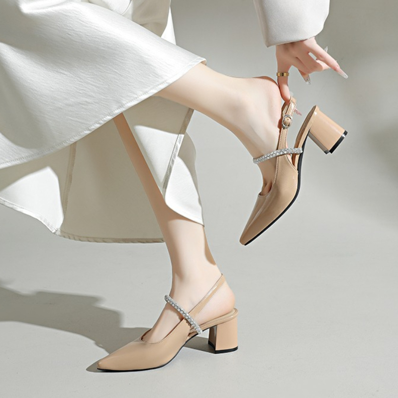Women's Square Toe Rhinestone  - Formal Women Daily Wear Shoes review and price