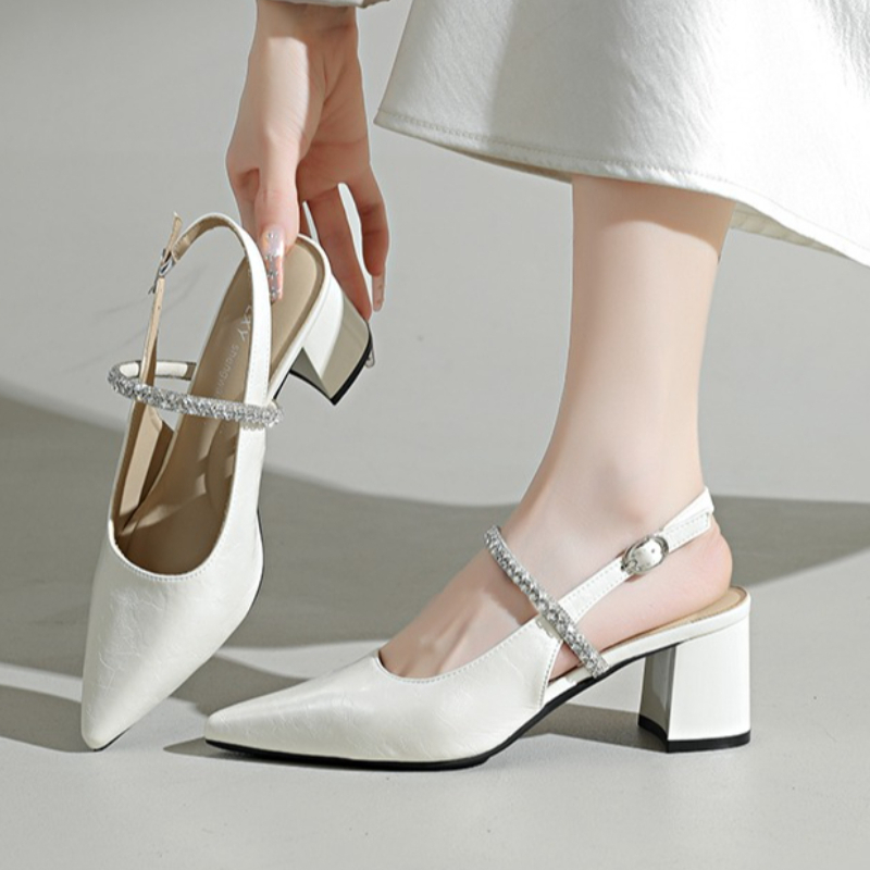 Women's Square Toe Rhinestone  - Formal Women Daily Wear Shoes review and price