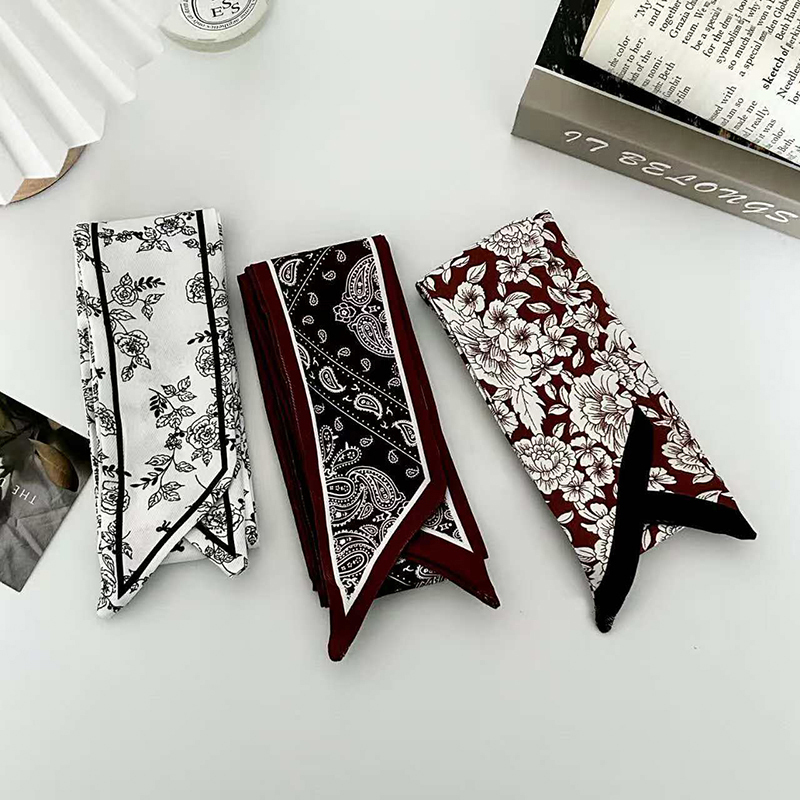 Luxury Fashion Woman Skinny Si - Scarf Silk Neck review and price