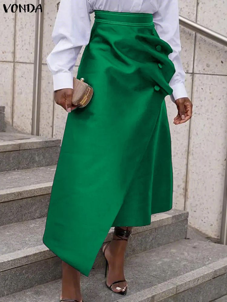 Plus Size Satin Skirts VONDA E - Pencil Skirt Midi review and price