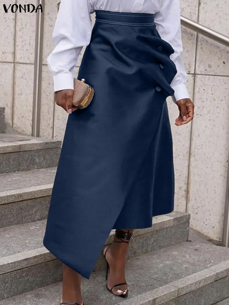Plus Size Satin Skirts VONDA E - Pencil Skirt Midi review and price