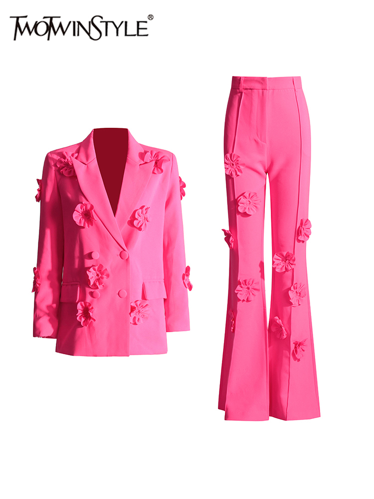 TWOTWINSTYLE Spliced Appliques - Women'S Formal Wear With Pants review and price