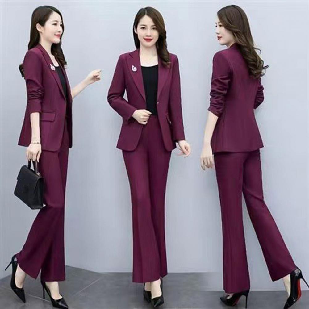 2 Pcs/Set Lady Formal Coat Pan - Women'S Formal Wear With Pants review and price