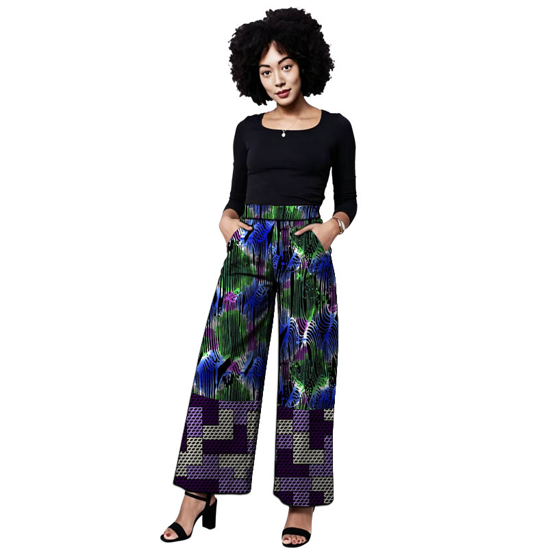 Ankara Outfit Women's Patchwor - Tailored Trouser Wide review and price