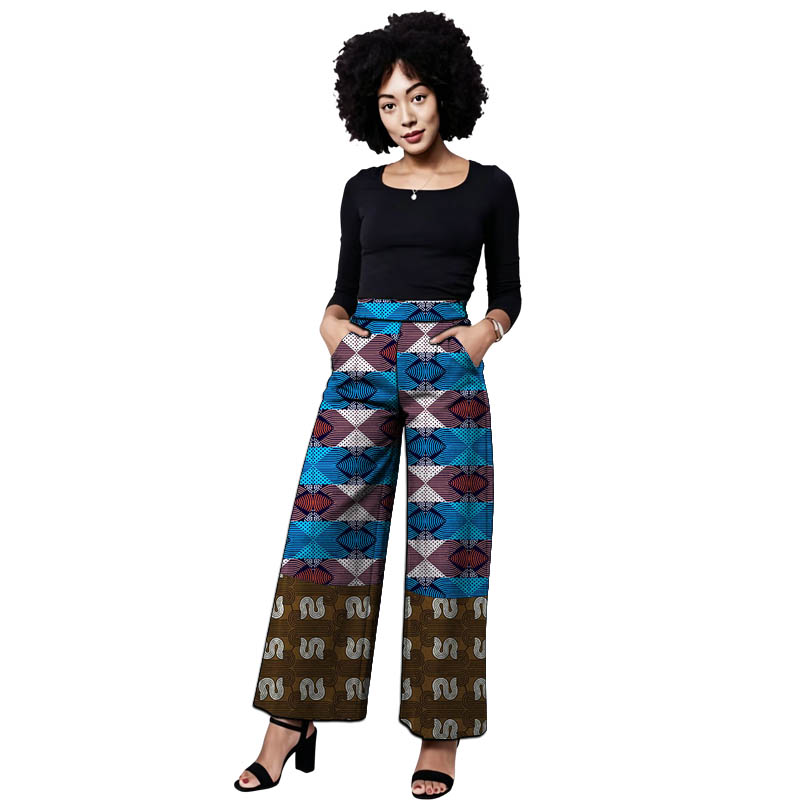 Ankara Outfit Women's Patchwor - Tailored Trouser Wide review and price