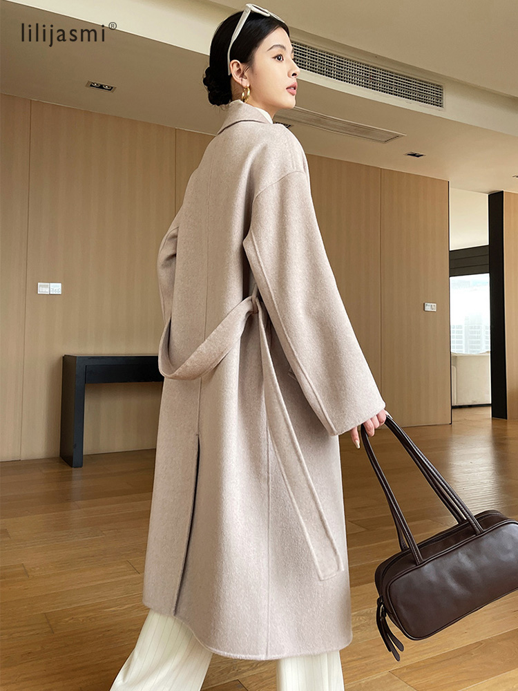 Notch Lapel Wool Coat Drop-Sho - Trench Coat Formal review and price