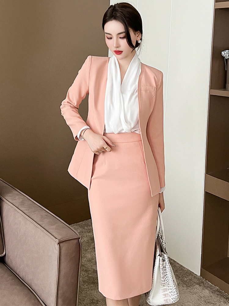 Spring Autumn 2 Piece Outfit S - Pencil Skirt Midi review and price