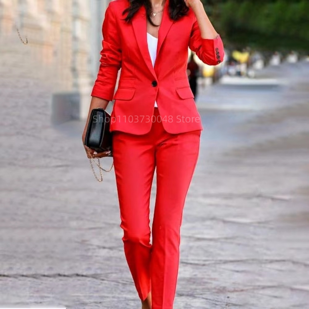 Fashion Office Ladies Blazer a - Women'S Formal Wear With Pants review and price
